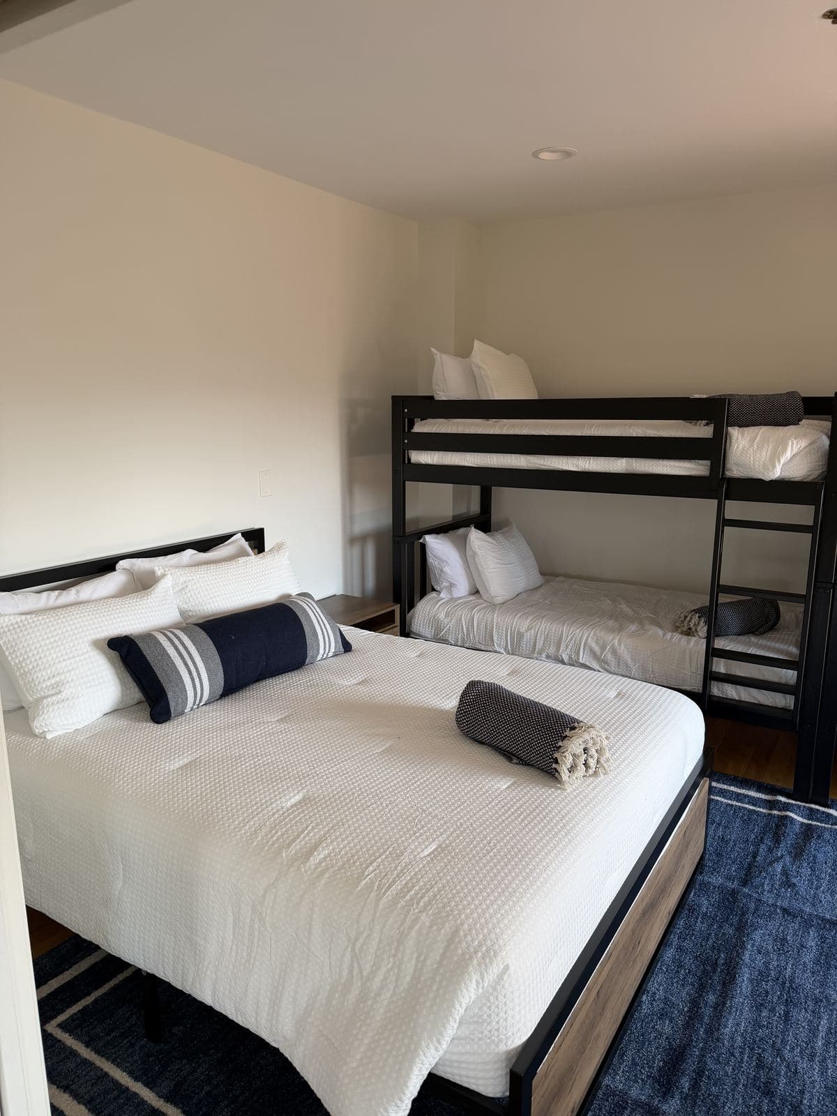 Airbnb turnover — bunk room